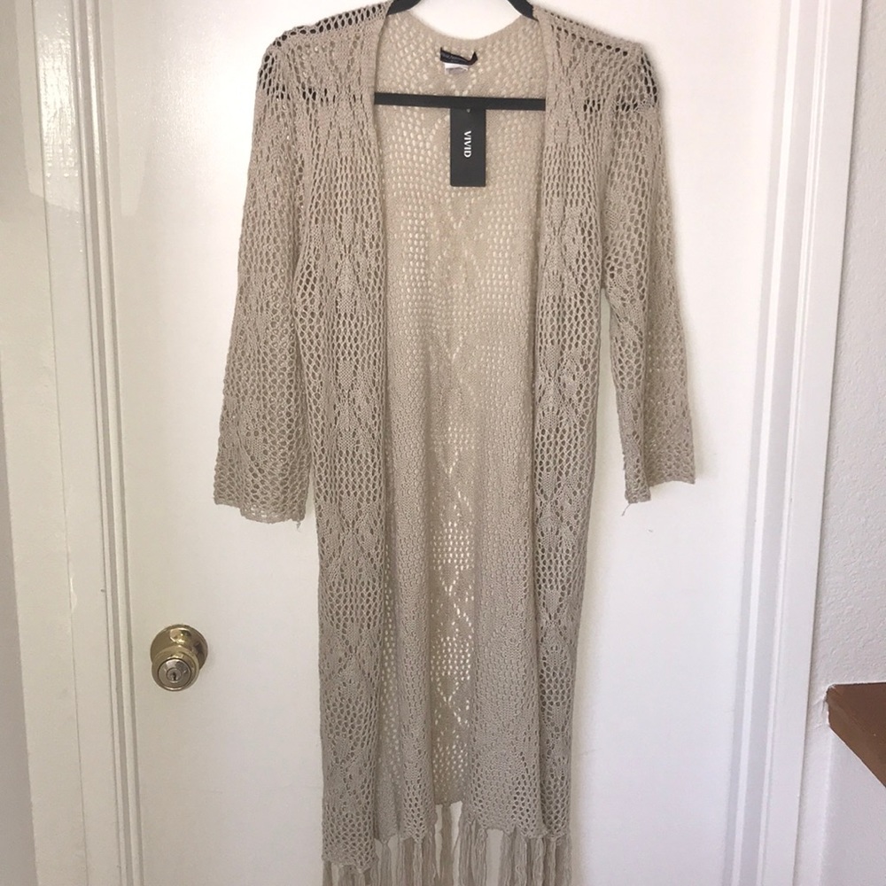 Vivid Fringe Cardigan